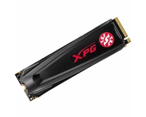 Накопитель SSD NVMe M.2 2280 2TB ADATA XPG GAMMIX S5 Client SSD [AGAMMIXS5-2TT-C] PCIe Gen3x4 with NVMe, 2100/1400, IOPS 250/240K, MTBF 2M, 3D TLC, 1200TBW, 0.33DWPD, NVMe 1.3, Heat Sink, RTL