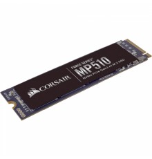 Накопитель SSD NVMe M.2 2280 480GB Corsair MP510 Client SSD CSSD-F480GBMP510B PCIe Gen3x4 with NVMe, 3480/2000, IOPS 120/490K, MTBF 1.8M, 3D TLC, 360TBW, 0.41DWPD, Heatsink, RTL (623052)                                                                