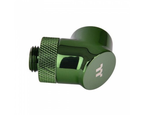 Жидкостная система охлаждения Pacific G1/4 90 Degree Adapter [CL-W052-CU00GR-A]  - Green/DIY LCS/Fitting/2 Pack