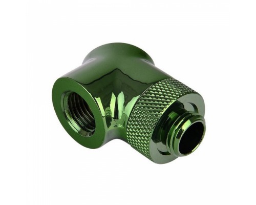 Жидкостная система охлаждения Pacific G1/4 90 Degree Adapter [CL-W052-CU00GR-A]  - Green/DIY LCS/Fitting/2 Pack