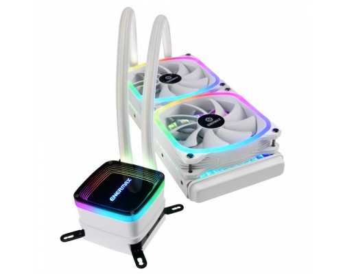 Жидкостная система охлаждения ELC-AQF240-SQA-W  [AQUAFUSION WHITE] RTL TDP 350W, SquA RGB FAN, White RTL