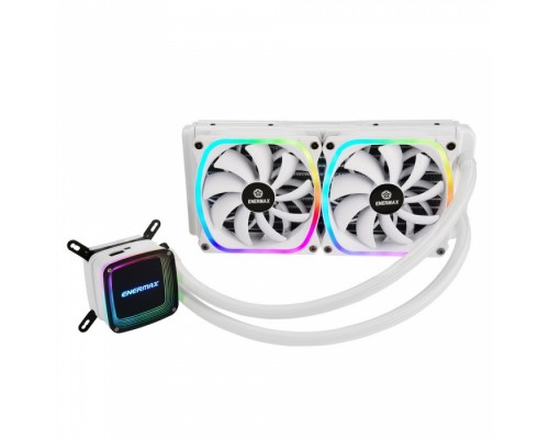 Жидкостная система охлаждения ELC-AQF240-SQA-W  [AQUAFUSION WHITE] RTL TDP 350W, SquA RGB FAN, White RTL