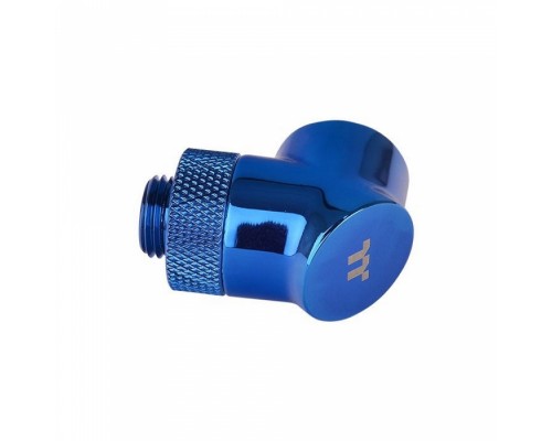 Жидкостная система охлаждения Pacific G1/4 90 Degree Adapter  [CL-W052-CU00BU-A] - Blue/DIY LCS/Fitting/2 Pack