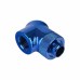 Жидкостная система охлаждения Pacific G1/4 90 Degree Adapter  [CL-W052-CU00BU-A] - Blue/DIY LCS/Fitting/2 Pack