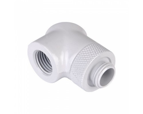 Жидкостная система охлаждения Pacific G1/4 90 Degree Adapter [CL-W052-CU00WT-A]  - White/DIY LCS/Fitting/2 Pack