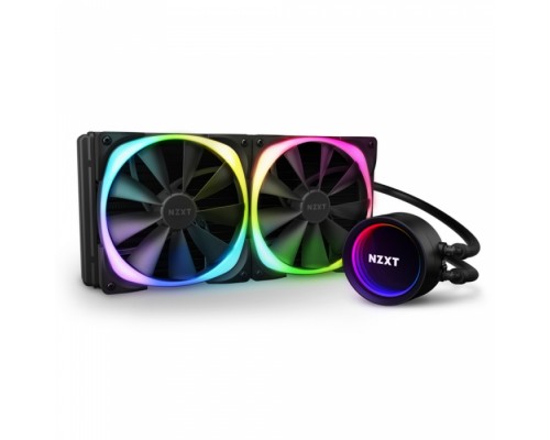 Жидкостная система охлаждения Kraken X63 RGB [RL-KRX63-R1] 280mm AIO Liquid Cooler with Aer RGB and RGB LED, RTL