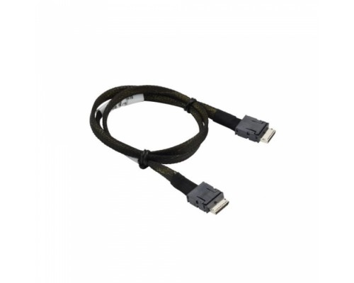 Кабель Mini SAS HD, CBL-SAST-0819 NVMe OCuLink x4 (SFF-8611) - OCuLink x4 (SFF-8611), 65 см