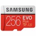 Карта microSDXC 256GB Samsung EVO Plus  Samsung MB-MC256HA/RU UHS-I U1 Class 10, Adapter, 100/90 MB/s, 10000 циклов, - 25°C to 85°C, RTL (168253)