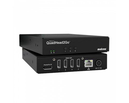 Коммутатор видеосигнала Matrox QuadHead2Go Q2G-DP4K multi-monitor controller appliance