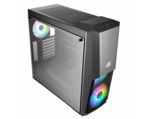 Корпус ПК MasterBox MB500 ARGB MCB-B500D-KGNN-S01 Mid Tower Chassis, 3 x RGB fans, RGB controller included, Tempered glass side panel (095164)