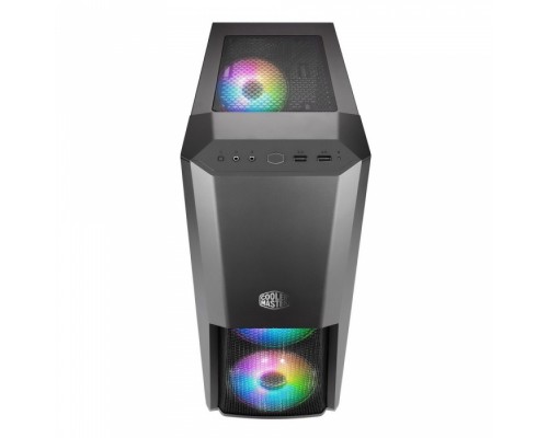 Корпус ПК MasterBox MB500 ARGB MCB-B500D-KGNN-S01 Mid Tower Chassis, 3 x RGB fans, RGB controller included, Tempered glass side panel (095164)