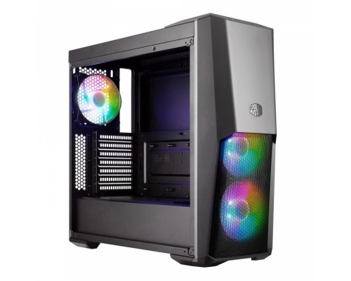 Корпус ПК MasterBox MB500 ARGB MCB-B500D-KGNN-S01 Mid Tower Chassis, 3 x RGB fans, RGB controller included, Tempered glass side panel (095164)