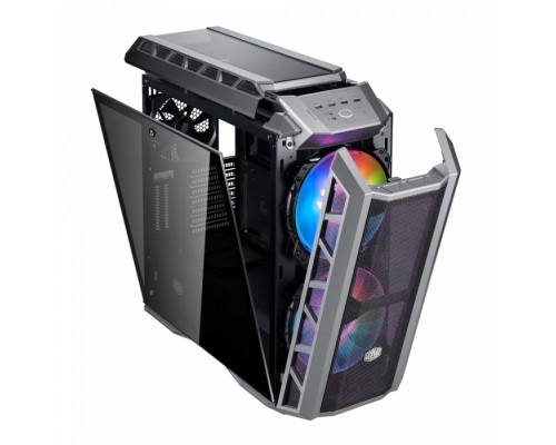 Корпус ПК MasterCase H500P Mesh ARGB MCM-H500P-MGNN-S11 Gunmetal Mesh, ATX, Front : 2x 200mm ARGB fans, Rear :1x 140mm, Temperedglass side panel, USB3.0 x2, USB2.0 x2, Mesh Frontpanel (95249)