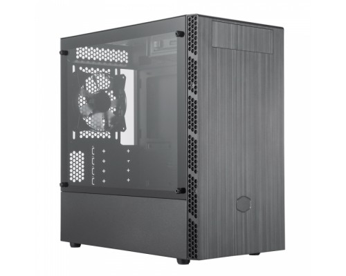 Корпус ПК MasterBox MB400L TG with ODD MCB-B400L-KG5N-S00 mATX, Brushed Front Panel, Mesh Intakes, Tempered Glass side panel