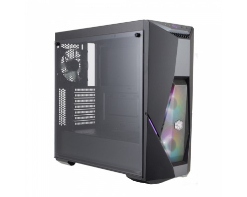 Корпус ПК MasterBox K500 ARGB MCB-K500D-KGNN-S02 with 2x  ARGB LED fan and ARGB LED striping, Tempered glass side panel (095140)