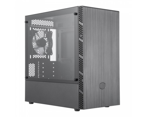 Корпус ПК MasterBox MB400L w/o ODD TG MCB-B400L-KGNN-S00 mATX, Brushed Front Panel, Mesh Intakes, Tempered Glass side panel