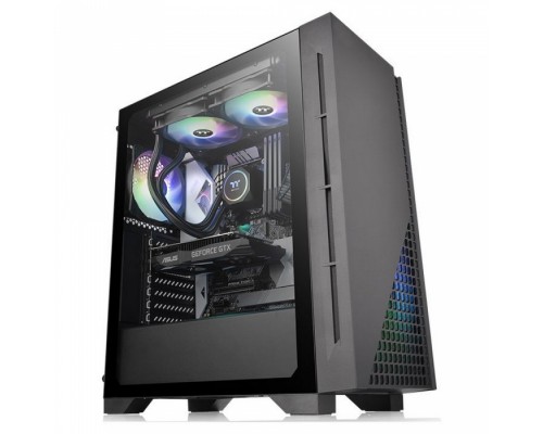 Корпус ПК H330 TG CA-1R8-00M1WN-00 Black/Win/SPCC/Tempered Glass*1/120mm Standard Fan*1 (526456)