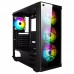 Корпус ПК Venom X  EN41756 E-ATX, USB3.0x1+USB2.0x2, Front & Left TG,Front 3xCX120 & Rear 1xCX120 Fans