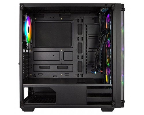 Корпус ПК Venom X  EN41756 E-ATX, USB3.0x1+USB2.0x2, Front & Left TG,Front 3xCX120 & Rear 1xCX120 Fans