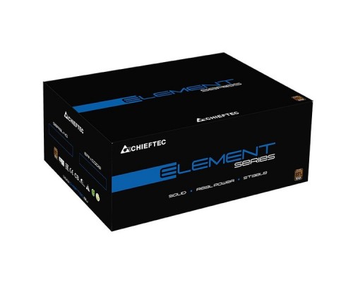 Блок питания Chieftec Element ELP-700S (ATX 2.3, 700W, >85 efficiency, Active PFC, 120mm fan, power cord) Retail