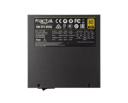 Блок питания Fractal Design ION SFX-L 500W Gold / SFX-L, 80PLUS Gold, fully modular, 120mm fan / FD-PSU-ION-SFX-500G-BK