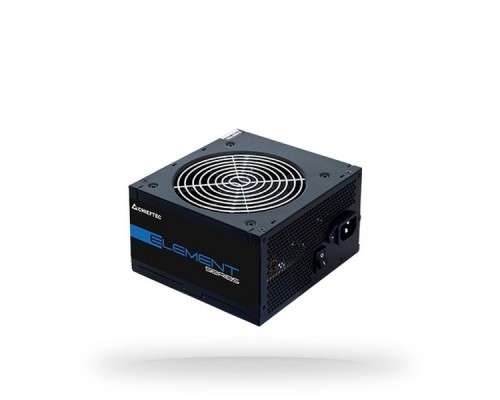 Блок питания Chieftec Element ELP-500S Bulk (ATX 2.3, 500W, 85 PLUS, Active PFC, 120mm fan, power cord) OEM