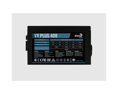 Блок питания Aerocool VX 400 PLUS (ATX 2.3, 400W, 120mm fan) Box