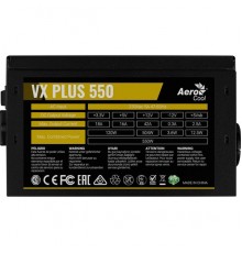 Блок питания Aerocool VX 550 PLUS (ATX 2.3, 550W, 120mm fan) Box                                                                                                                                                                                          