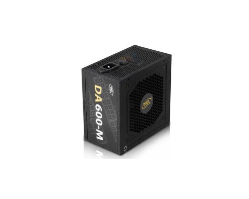 Блок питания Deepcool Aurora DA600-М (ATX 2.31, 600W, Full Cable Management, PWM 120mm fan, Active PFC, 5*SATA, 80+ BRONZE) RET