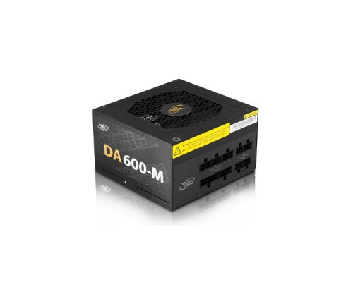 Блок питания Deepcool Aurora DA600-М (ATX 2.31, 600W, Full Cable Management, PWM 120mm fan, Active PFC, 5*SATA, 80+ BRONZE) RET