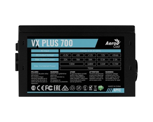 Блок питания 700W AeroCool VX-700 PLUS