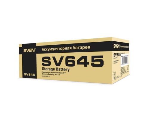 Аккумулятор Sven SV 645  6V 4.5Ah