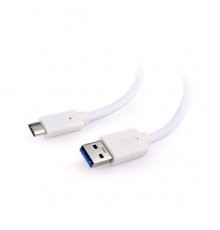 Кабель USB3.0 Gembird/Cablexpert CCP-USB3-AMCM-1M  AM/USB Type-C, 1м, белый                                                                                                                                                                               