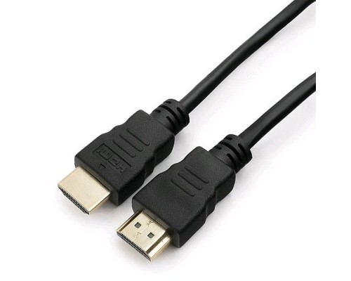 Кабель HDMI Гарнизон  3м, v1.4 , черный, М/М, позол.разъемы, экран, пакет (GCC-HDMI-3M)