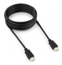 Кабель HDMI Гарнизон  5м, v1.4 , черный, М/М, позол.разъемы, экран, пакет (GCC-HDMI-5M)                                                                                                                                                                   