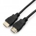 Кабель HDMI Гарнизон  5м, v1.4 , черный, М/М, позол.разъемы, экран, пакет (GCC-HDMI-5M)