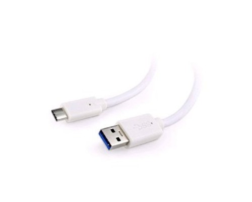 Кабель USB3.0 Gembird/Cablexpert CCP-USB3-AMCM-6-W  AM/USB Type-C, 1,8м, белый