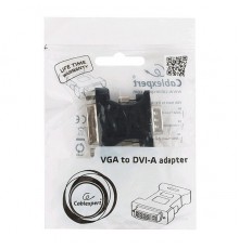 Переходник Cablexpert VGAt-DVI 15M/25F черный, пакет (A-VGAM-DVIF-01)                                                                                                                                                                                     