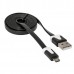 Кабель Defender USB2.0 USB08-03P AM-microBM черный, 1м., плоский кабель  (87475)