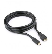Кабель USB3.0 Gembird/Cablexpert CCP-USB3-mBMCM-6 microBM/USB Type-C, 1,8 м, черный                                                                                                                                                                       