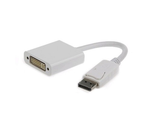 Переходник Cablexpert DisplayPort -DVI 19M/19F белый, пакет (A-DPM-DVIF-002-W)