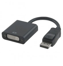 Переходник Cablexpert DisplayPort -DVI 19M/19F черный, пакет (A-DPM-DVIF-002)                                                                                                                                                                             