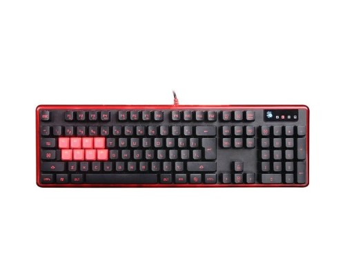 Клавиатура игровая A4Tech Bloody B2278 / USB / Wired / Black-Red