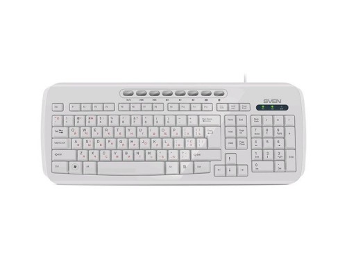 Клавиатура SVEN KB-C3050 / USB / WIRED / White