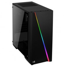 Корпус Aerocool Cylon Mini Tempered Glass без БП, mATX, боковое окно (закаленное стекло), RGB, черный                                                                                                                                                     