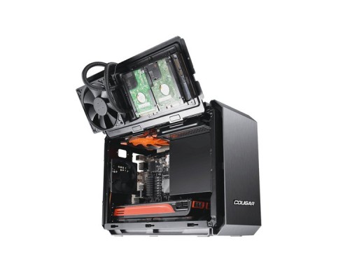 Корпус Cougar QBX, без БП, чёрный, Mini-ITX Корпус Cougar QBX, без БП, чёрный, Mini-ITX