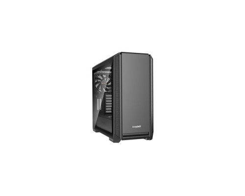 Корпус be quiet! SILENT BASE 601 WINDOW BLACK / midi-tower, E-ATX, tempered glass side panel / 2x Pure Wings 2 140mm / BGW26