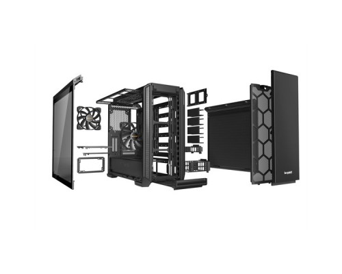 Корпус be quiet! SILENT BASE 601 WINDOW BLACK / midi-tower, E-ATX, tempered glass side panel / 2x Pure Wings 2 140mm / BGW26