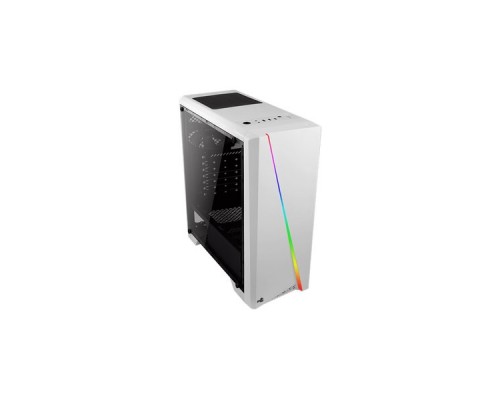 Корпус Aerocool Cylon White Tempered Glass без БП, боковое окно, закаленное стекло, Card Reader, RGB, ATX, белый