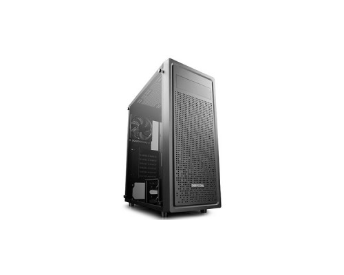 Корпус Deepcool E-SHIELD без БП, боковое окно (закаленное стекло), черный, ATX